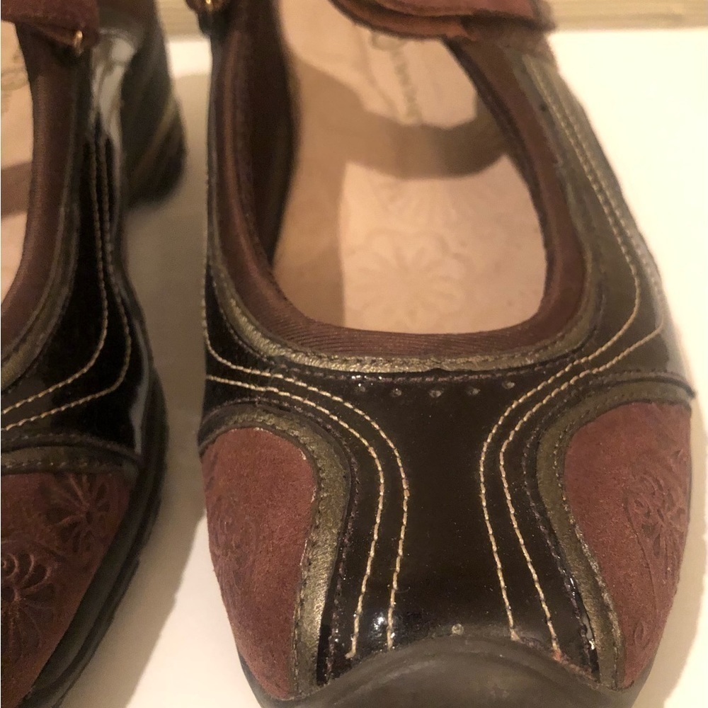 JAMBU Waterfall Leather Mary Jane Shoes Womens Size 9.5. - Picture 4 of 11